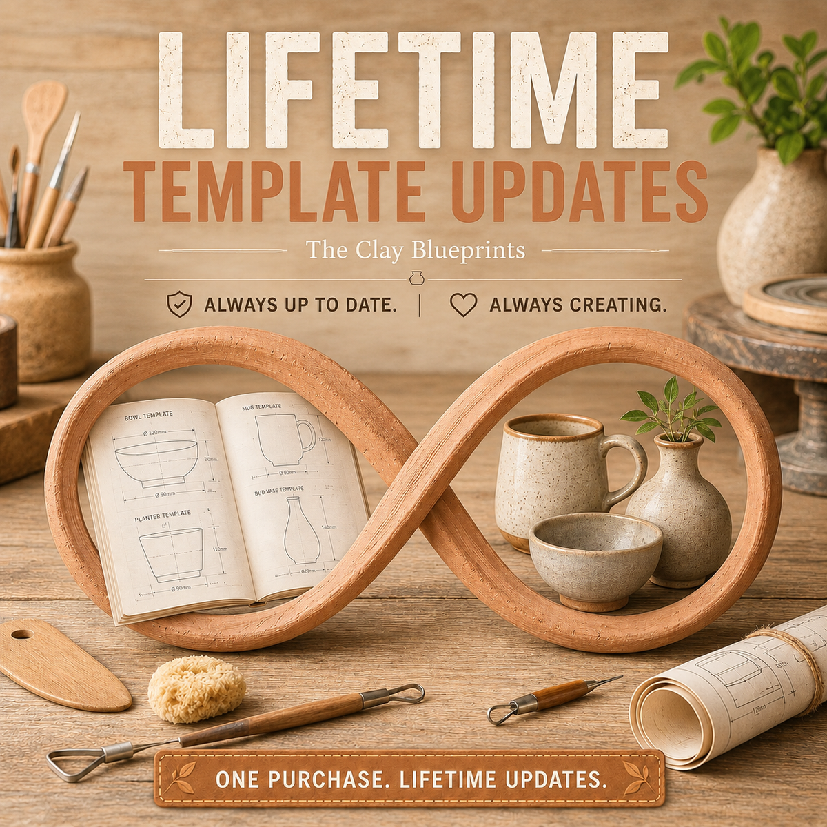 Lifetime Pottery Template Updates