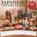 Japanese Clay Pottery Blueprints - 40+ Templates