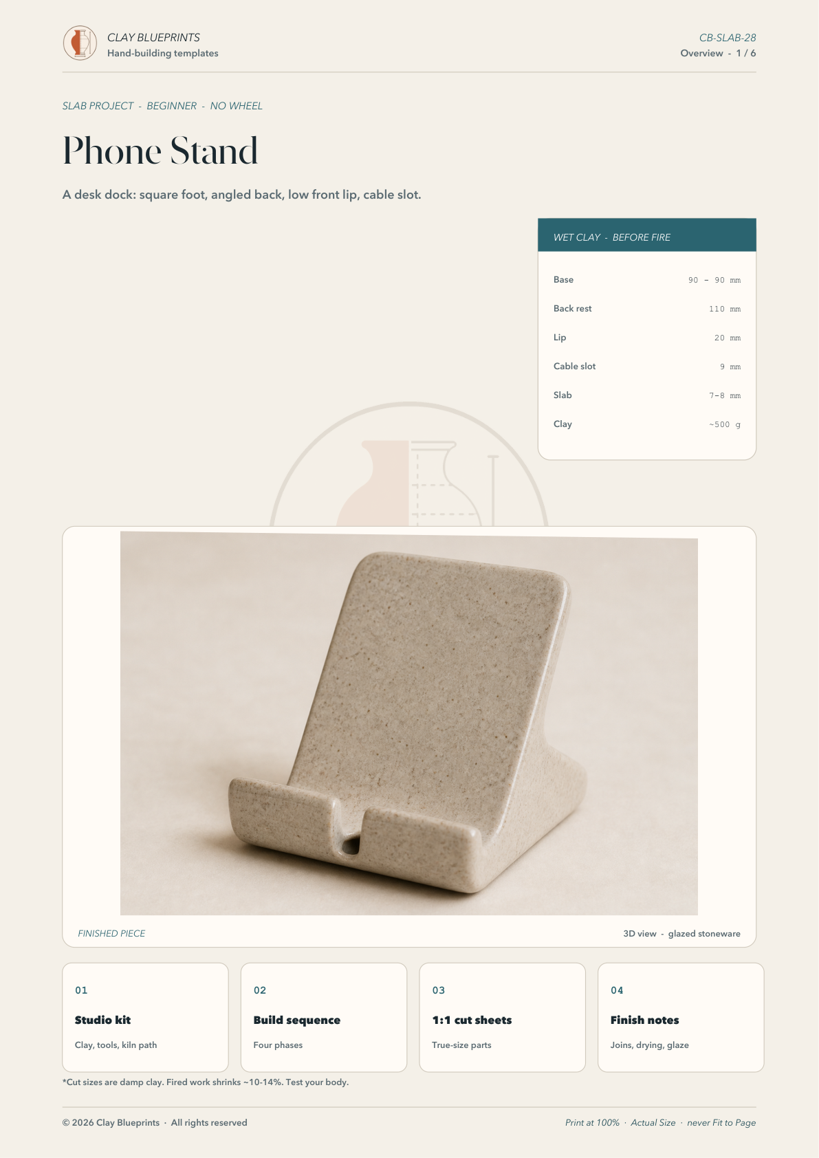 Phone Stand — Overview